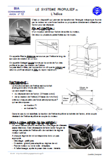 fiche connaissance avion N°12