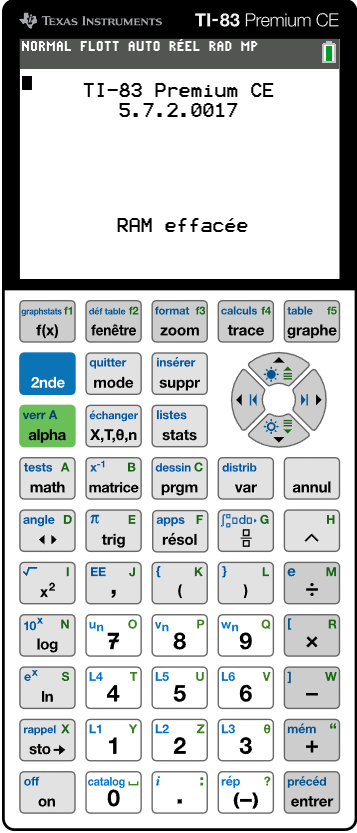 Calculatrice TI-83 - simulateur